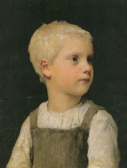 Albert Anker Bildnis eines Knaben oil painting image